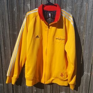 Rare Houston Rockets Space City Adidas Jacket